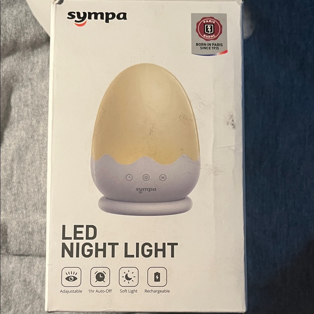 Gold and Gray LED Night Light